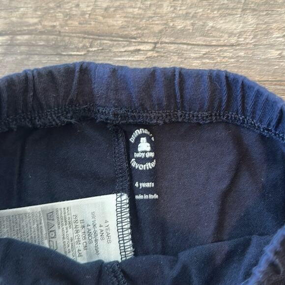 babyGAP size 4 BUNDLE (5) Black/Navy Blue Leggings - Picture 9 of 11